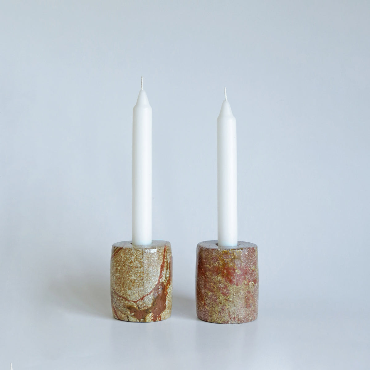 Pajonal Stone Candle Holders